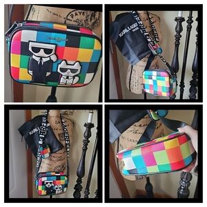 Karl Lagerfield & Choupette Camera Bag Crossbody Group
